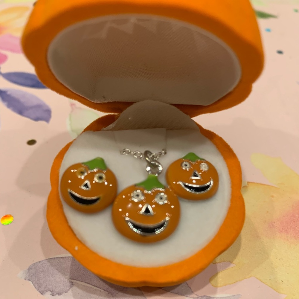 Necklaces and earring kid set- halloween 🎃 set